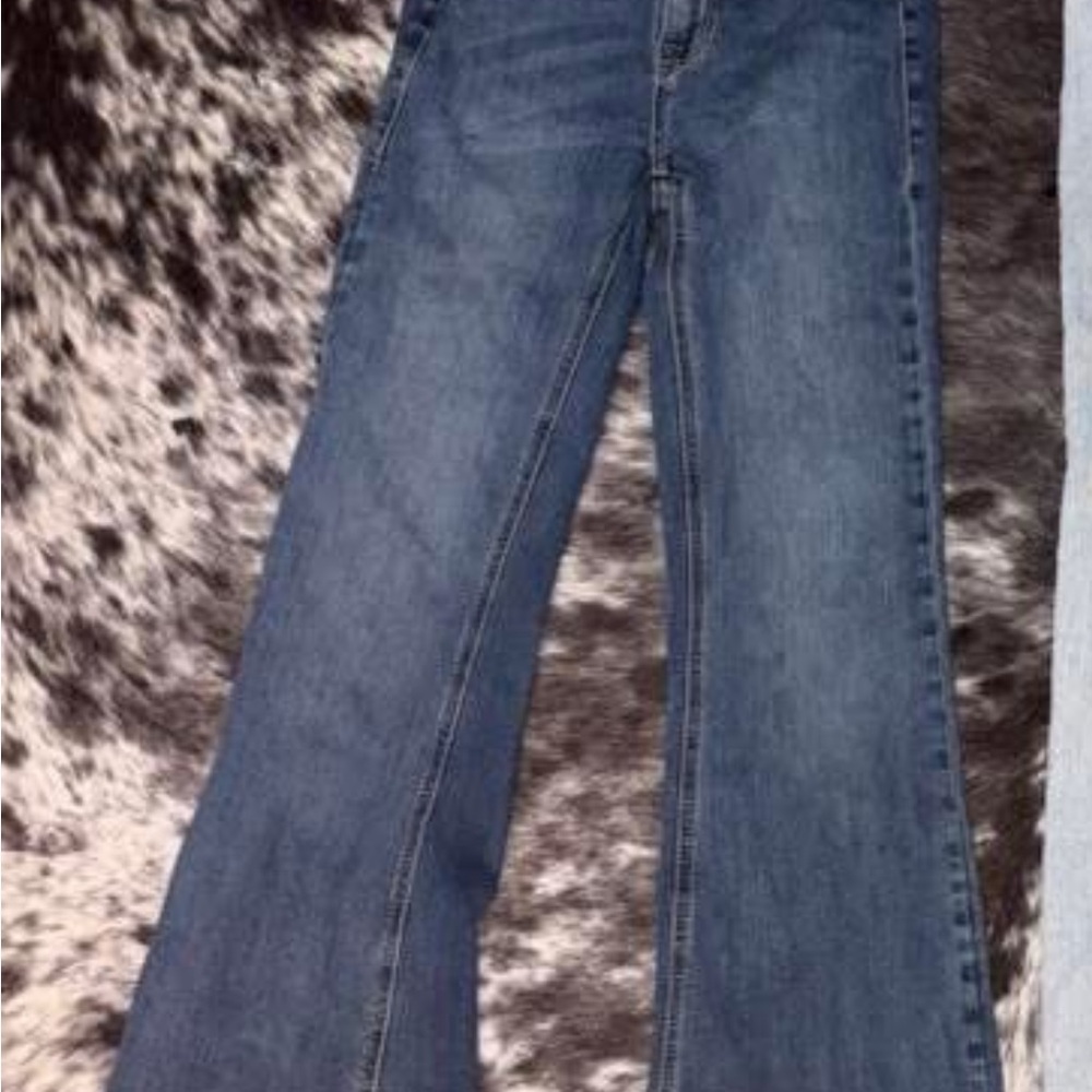 Rock & Roll Cowgirl Blue trouser Jeans
